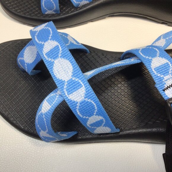 Chaco Blue and White Sandals for Active Wear - Picture 3 of 8